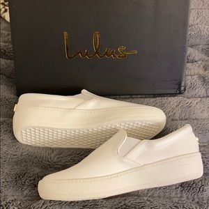 NWT White Slip-on Sneakers